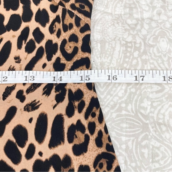 Dress The Population Dahlia Leopard Print Long Sleeve Shift Dress XS NWT - Picture 15 of 16